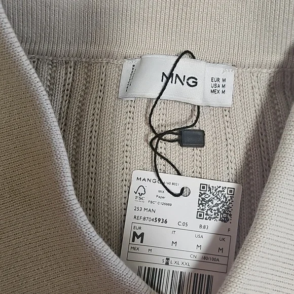 Mango Cotton Sweater Shirt